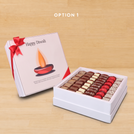 Happy diwali candle designed premium unwrapped hard box
