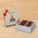 Happy diwali candle designed premium unwrapped hard box