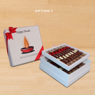 Happy diwali candle designed premium chocolate 2-layer hard box
