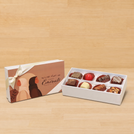 Set of 6 Happy Emirati Women's Day premium chocolate 8pc hard box