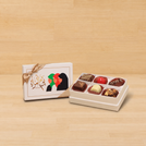 Set of 8 Emirati woman designed premium chocolate 6 piece hard box