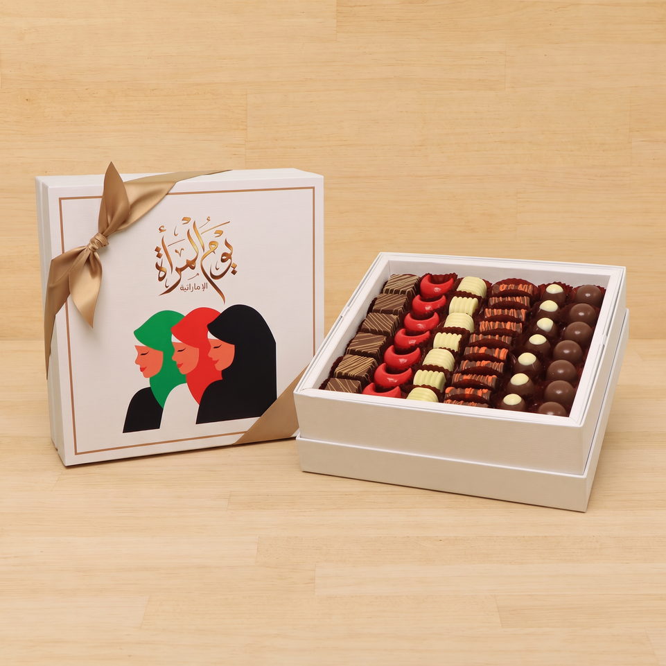 Emirati woman designed premium chocolate hard box