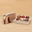 Set of 8 Happy Emirati Women's Day premium chocolate 6pc hard box