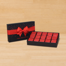 Happy Valentine's Day tiny hearts designed 15P premium chocolate gift box