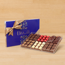 Happy Diwali festive elegant design premium chocolate gift acrylic box