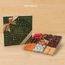 Season's greetings design premium chocolate and sweets gift acrylic box