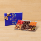 Happy Diwali festive elegant design premium chocolate and sweets gift acrylic box