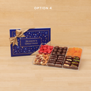 Season's greetings design premium chocolate and sweets gift acrylic box