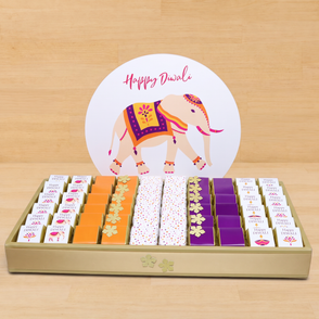 Happy Diwali elephant premium chocola...
