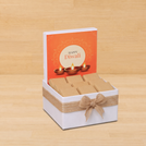 Happy Diwali golden candle designed premium chocolate small hamper