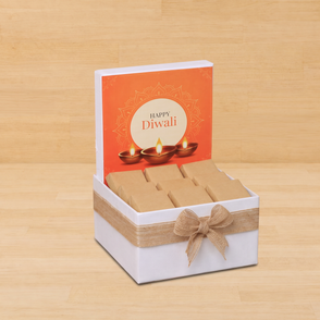 Happy Diwali golden candle designed p...