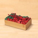 Christmas season cherry decorated premium chocolate wooden hamper