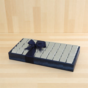 Premium chocolate medium leather tray