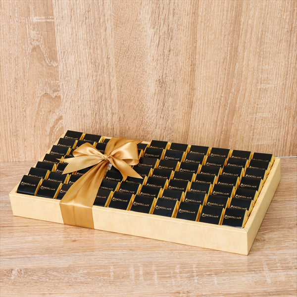 Corporate customized premium chocolate medium leather tray