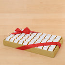 Corporate customized premium chocolate small leather tray