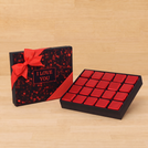 I love you heart designed 20P premium chocolate gift box