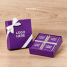 Set of 15 Corporate customized premium chocolate 4P hard box