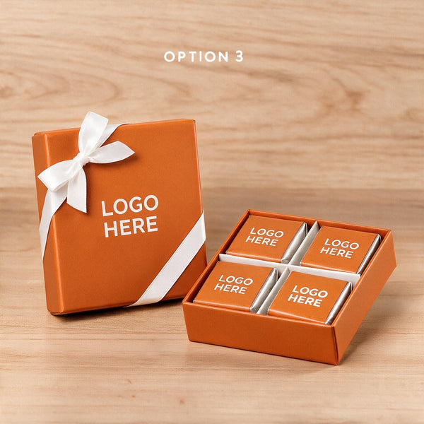 Set of 15 Corporate customized premium chocolate 4P hard box