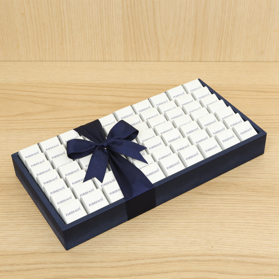 Corporate customized premium plain thin chocolate medium leather tray