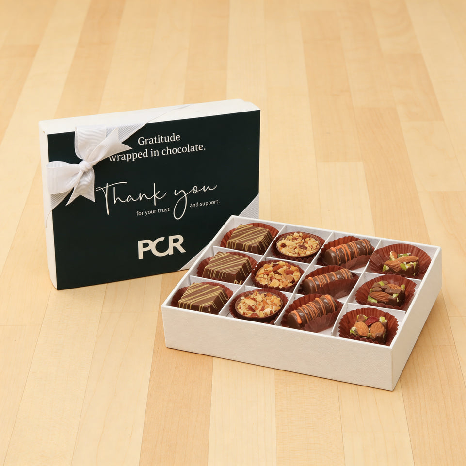 Set of 5 Corporate customized premium chocolate 12P hard box