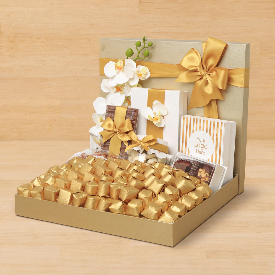 Corporate customized premium elegant chocolate gift box