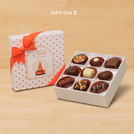 Happy Diwali festival of lights designed premium chocolate 9P hard box