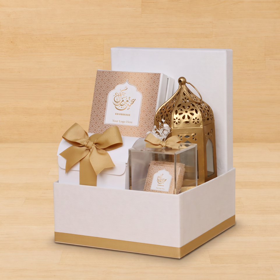 Corporate eid mubarak designed chocolate & sweets medium hamper