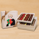 Emirati women's designed premium chocolate 2-layer hard box