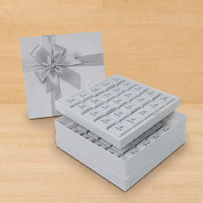 Corporate branded 2-layer chocolate h...