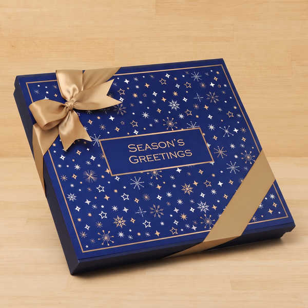 Season's greetings Stars designed premium chocolate 42P hard box