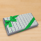 Corporate customized premium chocolate medium leather tray