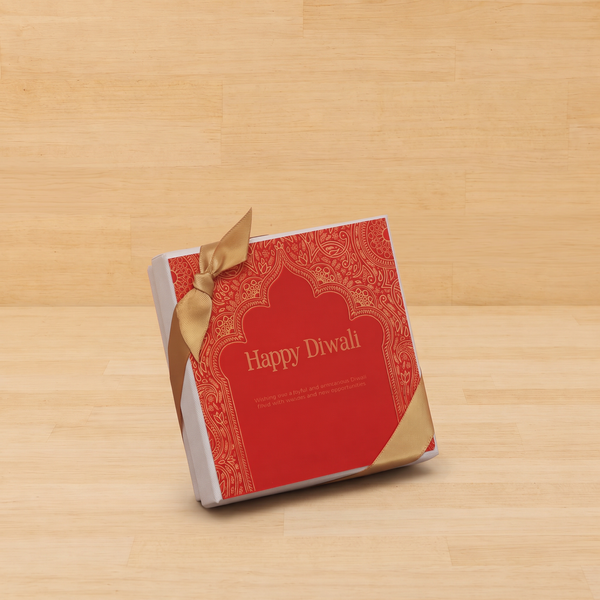 Set of 15 Happy diwali festive frame designed premium chocolate 4P hard box