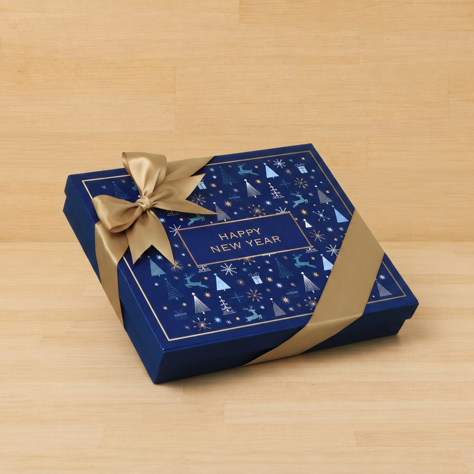 Happy New Year Festive designed premium chocolate 20P hard box
