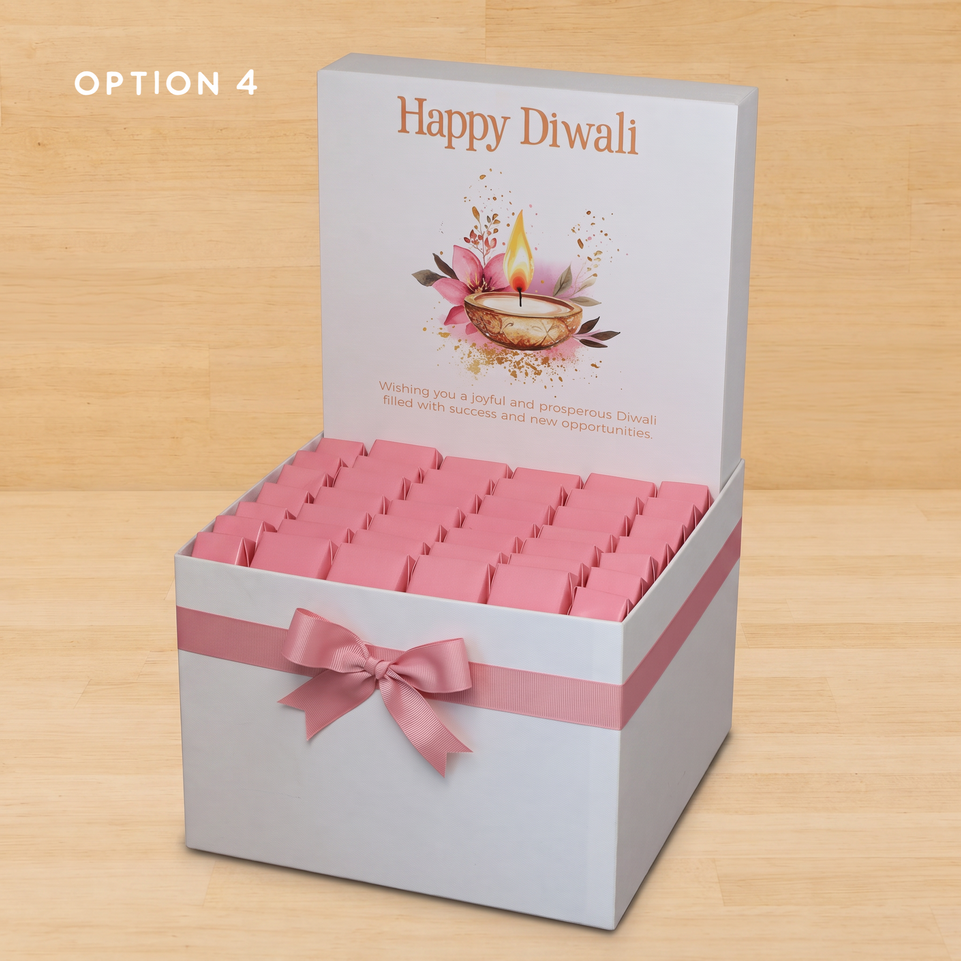 Happy diwali floral radiance designed premium chocolate large hamper