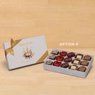 Happy Diwali floral candle designed premium chocolate 15P hard box