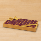 Corporate customized premium chocolate medium leather tray