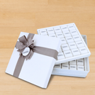 Corporate branded premium chocolate 2-layer hard box