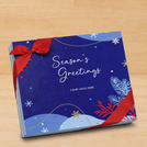 Set of 3 corporate customized season's greetings designed premium chocolate 20p hard box