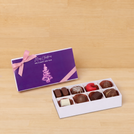 Set of 6 Merry Christmas & happy new year magical tree designed chocolate 8P hard box