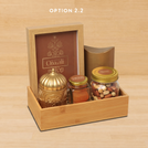 Happy Diwali designed premium chocolate wooden hamper