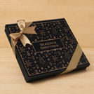 Season's greetings Christmas designed premium chocolate 42P hard box