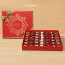 Happy Diwali Festival of Lights ornament designed premium chocolate 42P hard box