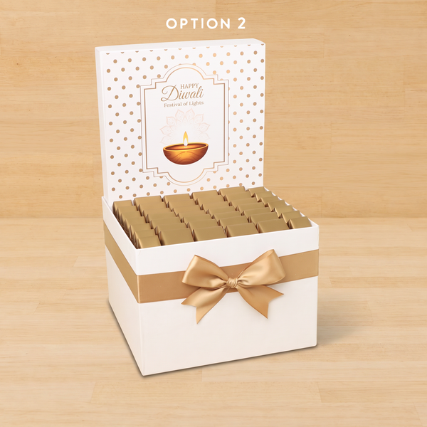 Happy Diwali festival of lights designed premium chocolate large hamper