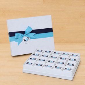 Set of 3 Corporate branded chocolate ...