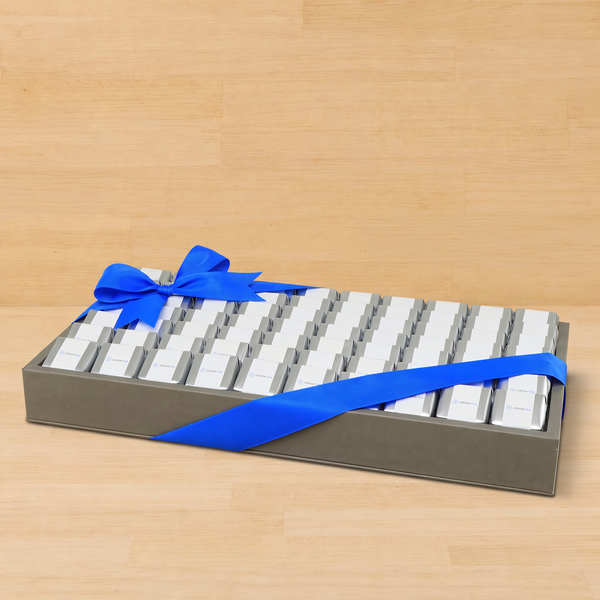 Corporate customized premium chocolate medium leather tray