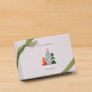 Set of 8 corporate customized season's greetings designed premium chocolate 6p hard box
