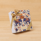 Happy diwali elephant festive designed premium chocolate one layer hard box