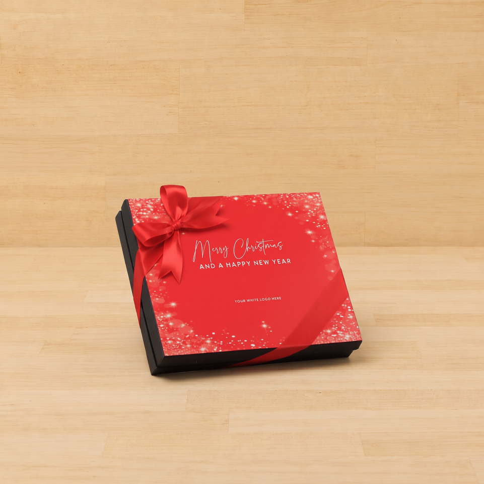 Set of 3 Corporate christmas designed premium chocolate 20P hard box