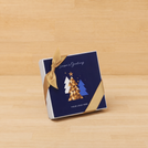 Set of 15 corporate customized season's greetings designed premium chocolate 4p hard box