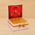 Happy Diwali candle lights designed premium chocolate medium hamper